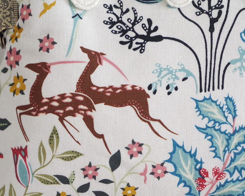 LilyHood fait à la main femmes dessin animé impression petit sac à bandoulière femme dentelle Vintage mignon Chic tissu téléphone portable chaîne sac à bandoulière