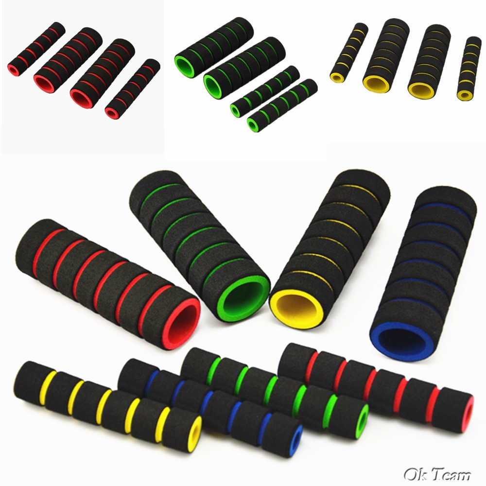 4pcs Motorcycle Sponge Bicycle Grips Handlebar Cover Handle Bar Skid Mountain Mtb Handles For Bicycle Bike
