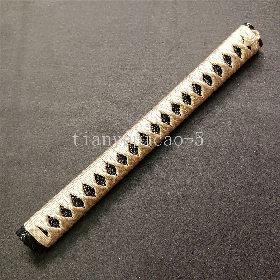 HandMade 35CM Handle For Japanese Katana Sword Handle Fully Tsuka Samurai Handle&amp;Fuchi Kashira: C