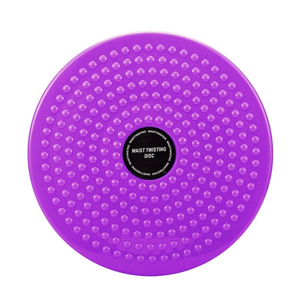 Twisting Machine Fitness Equipment Twisting Thin Waist Reduction Belly Disk Weight Loss Fitness Waist Magnetic Massage: Purple 