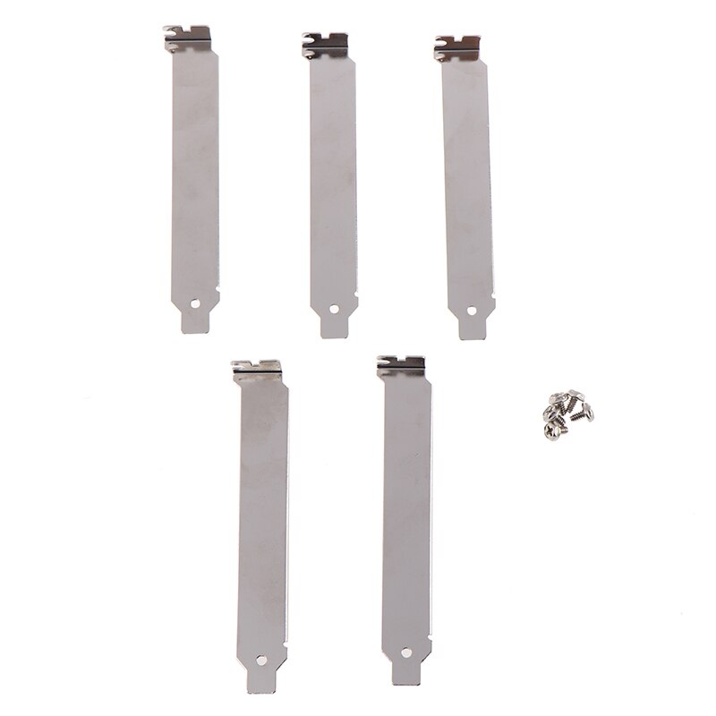 5pc Low or High Profile Bracket Adapter HDMI DVI DP VGA baffle Port For Half Height Full-Height Graphic Video Card Set