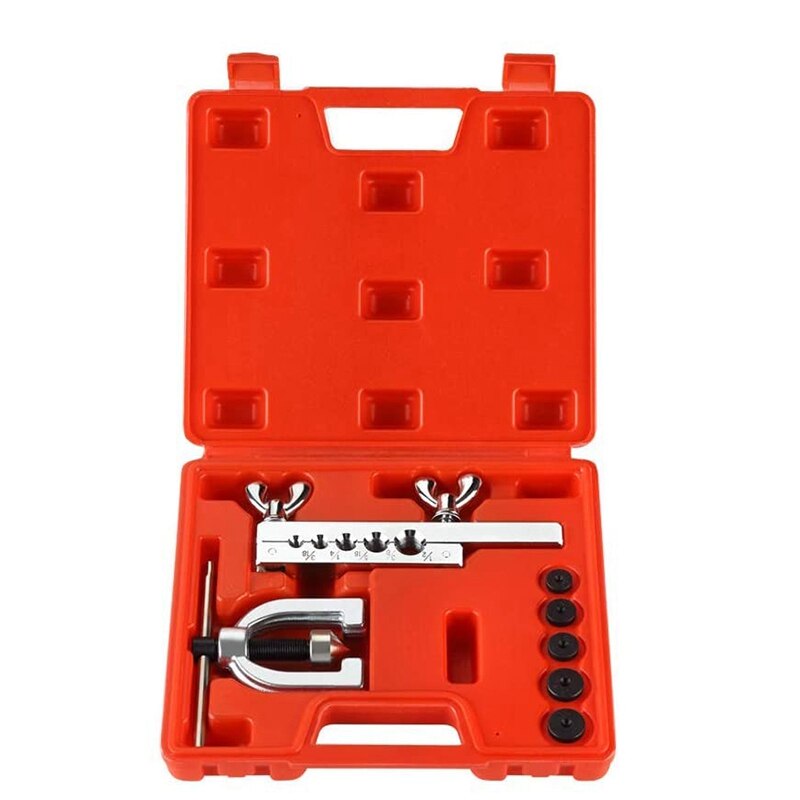 7Pcs Air Conditioner Copper Pipe Flare Expanding Tool Set Aluminum Mild Steel Brake Pipe And Copper Pipe Tool