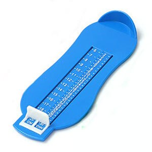 Baby Foot Shoe Size Measure Tool Kids Children Infant Shoes Device Ruler Kit For Kids Shoes Fittings Gauge K0027: Blue