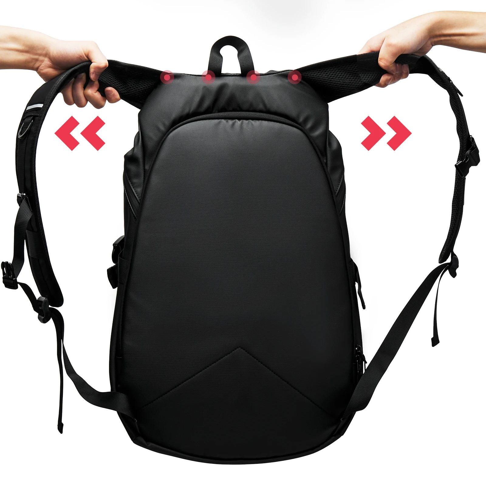 50L Motorradrucksack, großer multifunktionaler Rucksack für Motorradfahrer, wasserdichte Helmtasche, reflektierende Fahrrad-Reisetasche