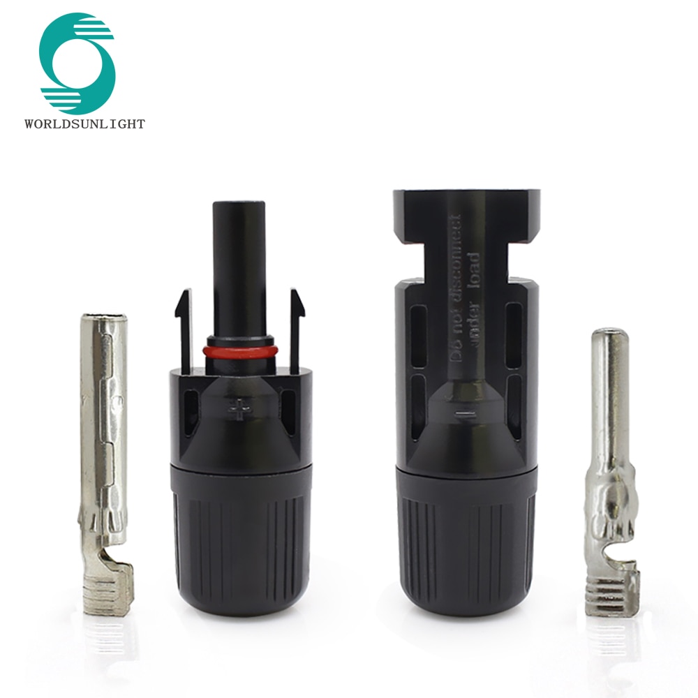 MC4 Connector male and female, MC4 Solar Panel Connector used for Solar Cable 2.5mm2 4mm2 6mm2