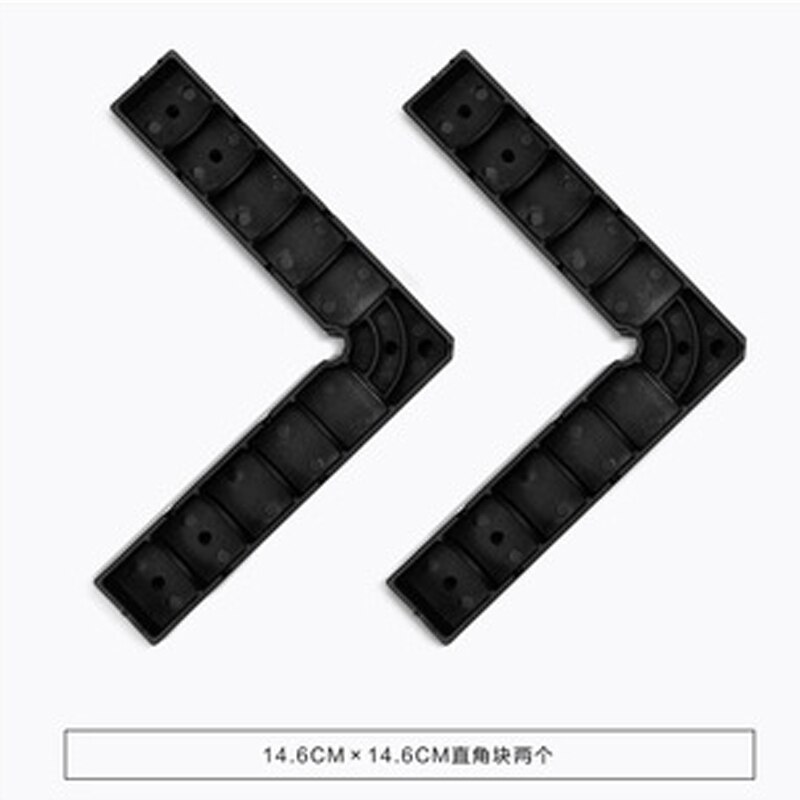 Bloc de positionnement à Angle droit en plastique, Clip fixe à 90 degrés, règle à Angle droit, fixation auxiliaire de menuiserie: 146mm
