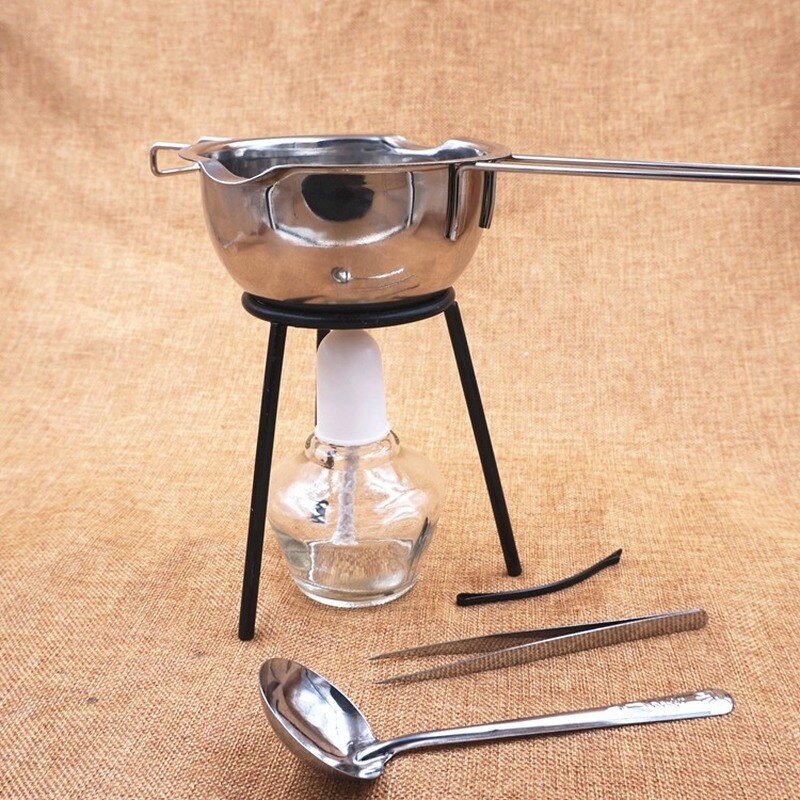 Cocina de Inducción de calefacción, utensilios hechos a mano DIY, lámpara de Alcohol, pinzas para crisol de cucharas, fabricación de velas DIY, accesorios de herramientas de calefacción