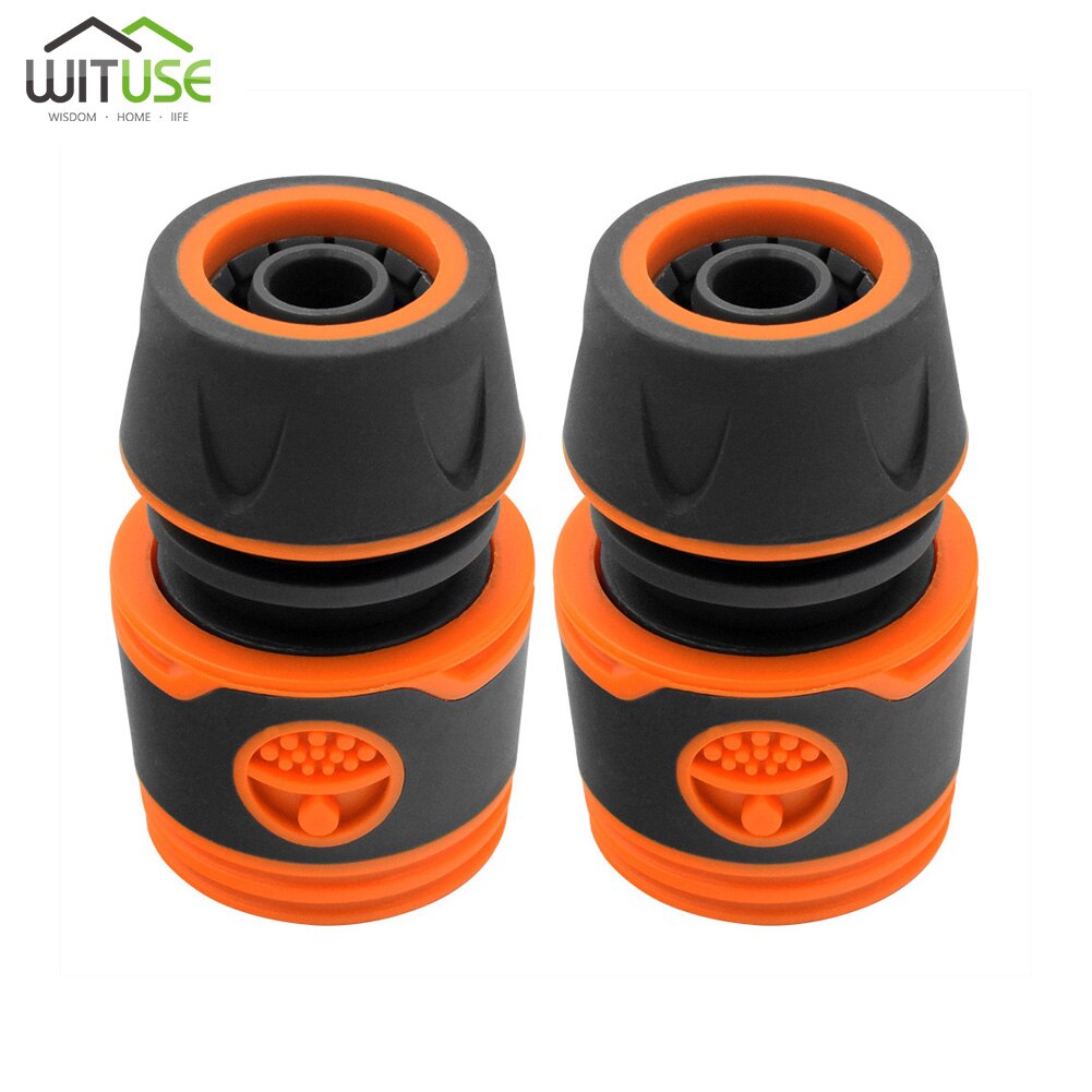 2pcs Quick Tap Water Connector Adapter Fast Coupling Adaptor Drip Tape Male Female Adapter Irrigation Hose Connector Garden Tool