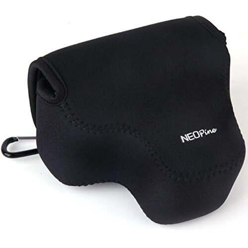 Neoprene Soft Waterproof Inner Camera Case Cover for Canon Powershot SX70 SX60 SX50 SX40 SX30 HS Camera: Black
