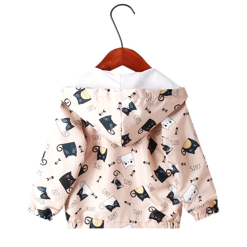 SALEROAD – veste imperméable avec fermeture éclair pour enfant, garçon et fille de 3 à 9 ans, collection automne