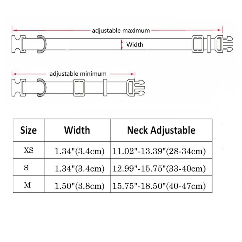 Adjustable Dog Collars Reflective Dog Collar For Safe Night Walking Pitbull Bulldog Beagle Correa Perro Leash For Puppy