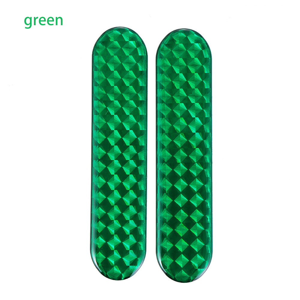 Auto deur sticker waarschuwingstape reflecterende auto stickers reflecterende strips auto-styling veiligheidsmarkering auto sticker: Groente