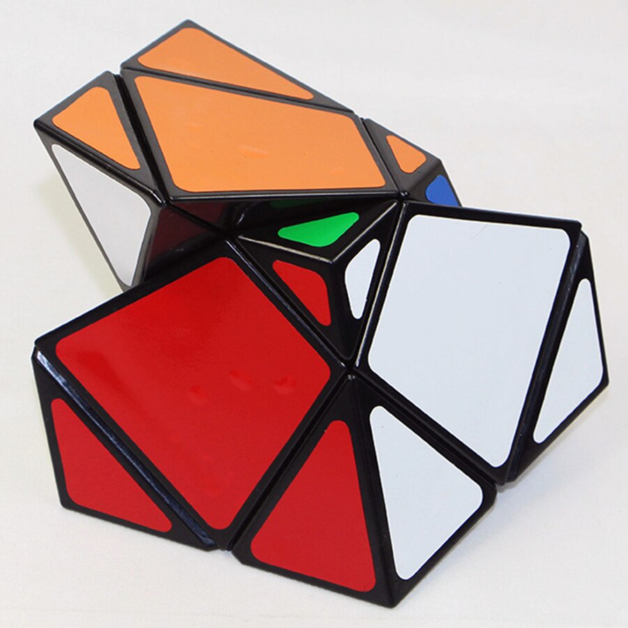 Lanlan big skewb squished cube ll j linマジックパズルキューブステッカープロの教育ツイスト知恵おもちゃゲーム