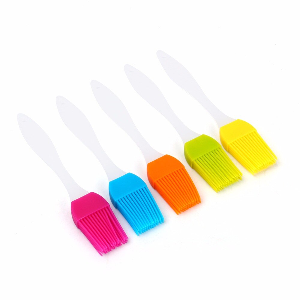 Bakken Accessoires Siliconen Bakvormen Brood Koken Cake Borstels Pastry Olie BBQ Insmeerborstel Decorating Tool Kleur Willekeurige