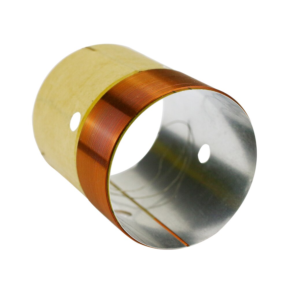 GHXAMP 32mm Woofer Voice coil Woofer Speaker Repair Parts 8OHM White Aluminum Copper Wire With Sound Hole Two Layer 2pcs