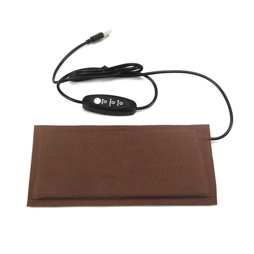 Reptile Heating Pad Temperature Control Pet Warmth Lizard Hamster Anti-Smashing Urine Scratching Care Blanket USB Carry Mat: Threespeed large