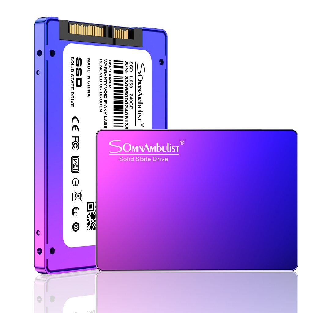 Blauw-Paars 2.5 Ssd 240Gb SATA3 240Gb Solid State Drive 240Gb Ssd Laptop Ingebouwde solid State Drive Ssd Drive