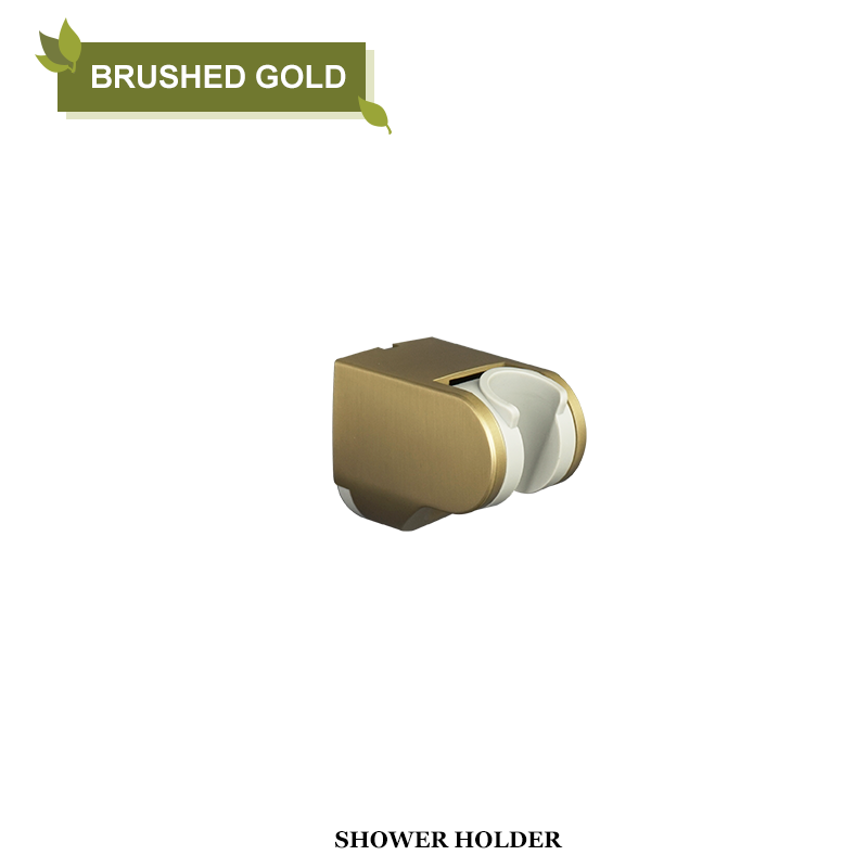 Badezimmerzubehör ABS verstellbare Handbrausehalterung Wandhalterung Chrom/gebürstetes Gold/Weiß/RoséGold/Grau/Mattschwarz: Licht Grün