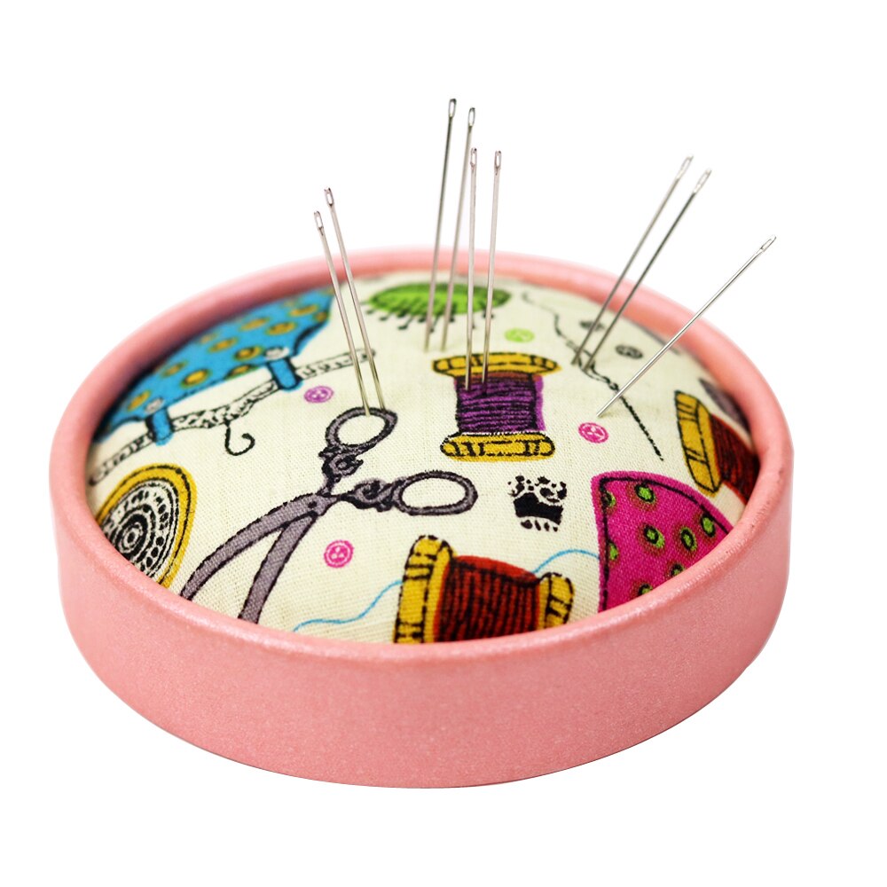 Portable Home Travel Sewing Kits Box Sewing Pattern Fabric Pincushion Needle Threader Threads Sewing Scissors Sewing Tools