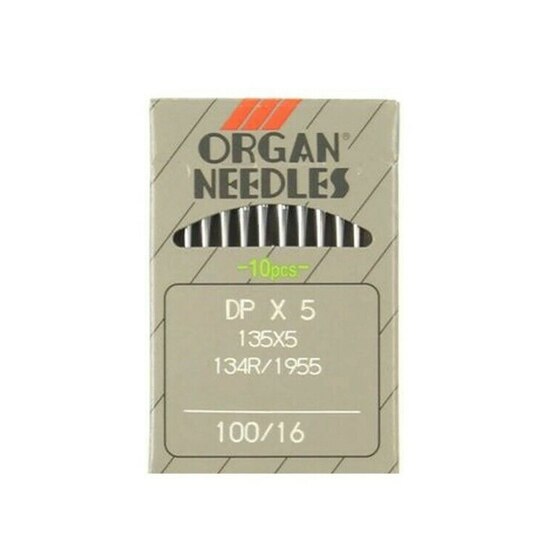 10pcs/lot ORGAN NEEDLES DBX1 DCX1 DPX5 UYX128GAS For Industrial Lockstitch Sewing Machine Singer JUKI brother: DPX5(100-16)