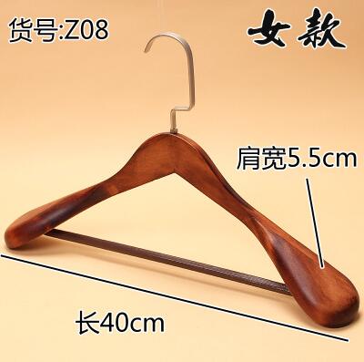 5pcs/lot 40cm and 44cm adult wooden hanger big coat hangers for clothes rack: 40cm vintage
