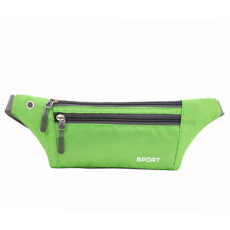 Brand Women Sports Running Belt Waist Pocket Bum Bags Cycling Jogging Travel Pack Wallet: Green