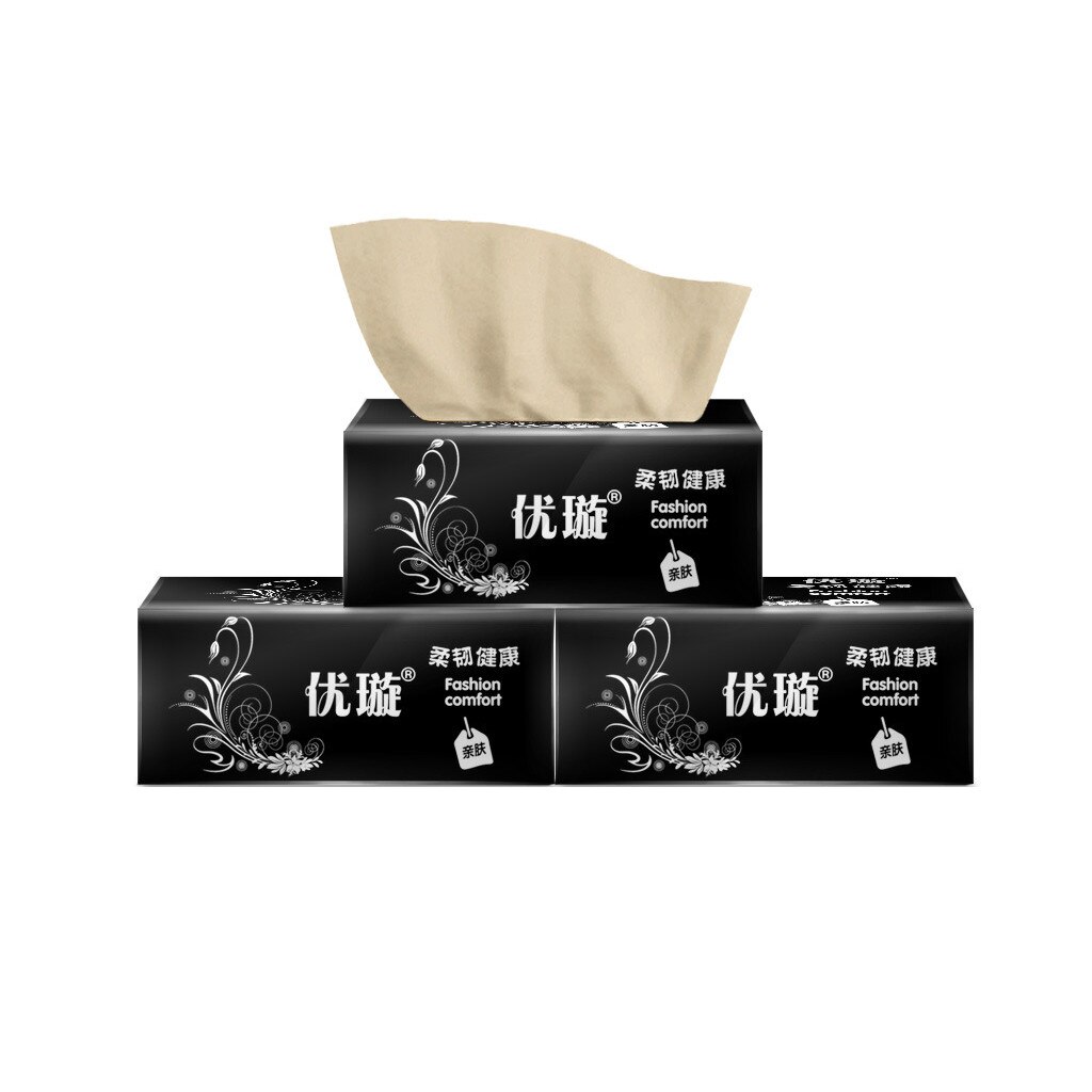 6 pack Bamboo paste color Rolls Toilet Tissue Towel Print Tissue Roll Soft Kitchen Toilet Paper Home Bathroom Roll Paper#0516