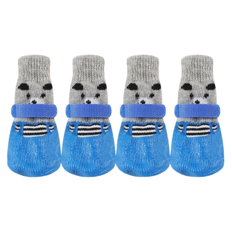 Calcetines antideslizantes para perros y cachorros, botas creativas pequeñas para perros y Chihuahua, suministros para mascotas OO50WZ