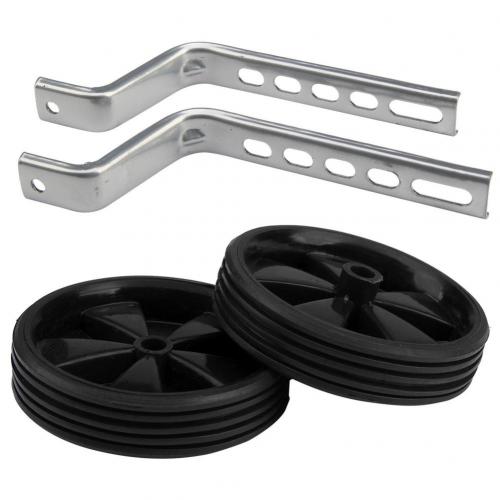 Training Wheels Bicycle Balance Auxiliary Wheel 2Pcs 12-20 Inch Universal Children Kids Bicycle Bike Auxiliary Wheel Accessories: black