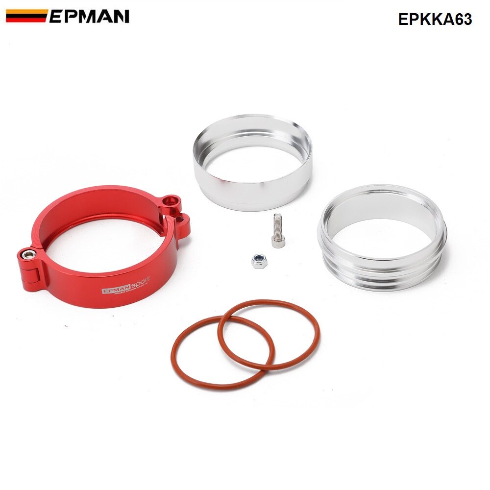 Epman hd klemmesystem montering eksos v-bånd klemme anodisert for 2.5 " od turbo / intercooler rør epkka 63