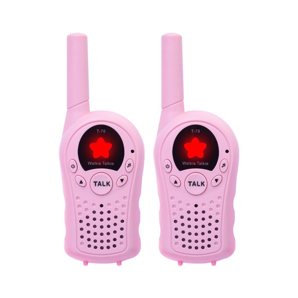 Xuncn Walkie Talkie Kids 3km Children Boys and Girls Star Phone Walkie Talkie Toy Mini 2pcs Radio Xmas Birthday Christmas