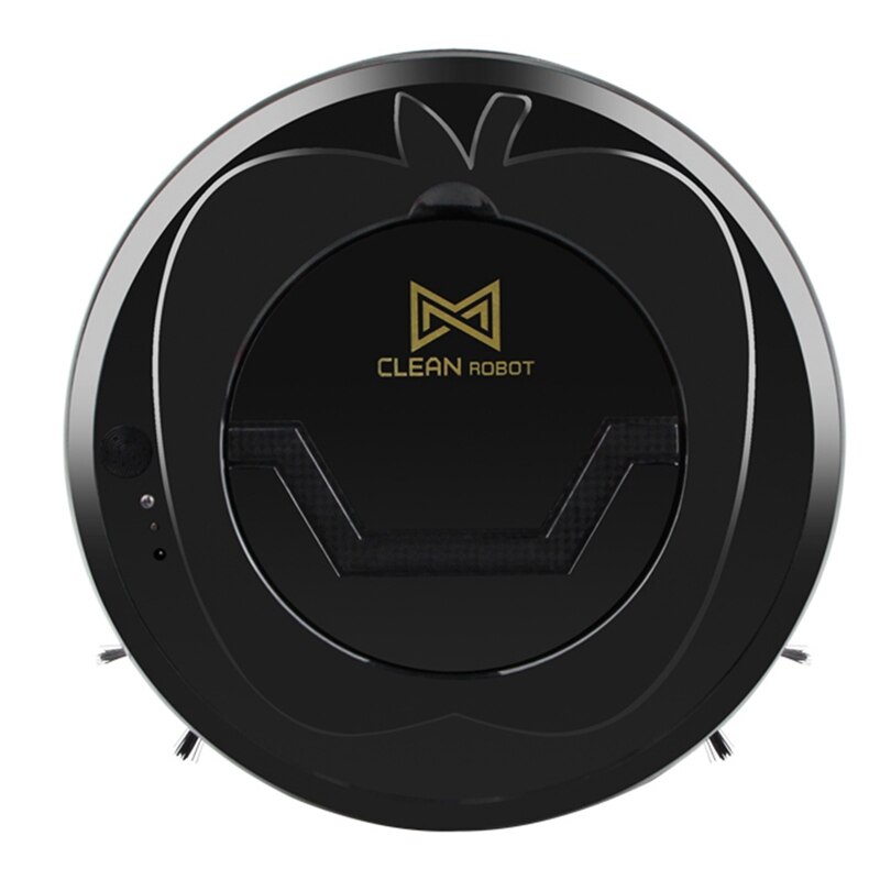 Multifunctional Robot Vacuum Cleaner 3-In-1 Auto Rechargeable Smart Sweeping Robot Dry Wet Sweeping Vacuum Cleaner: Black