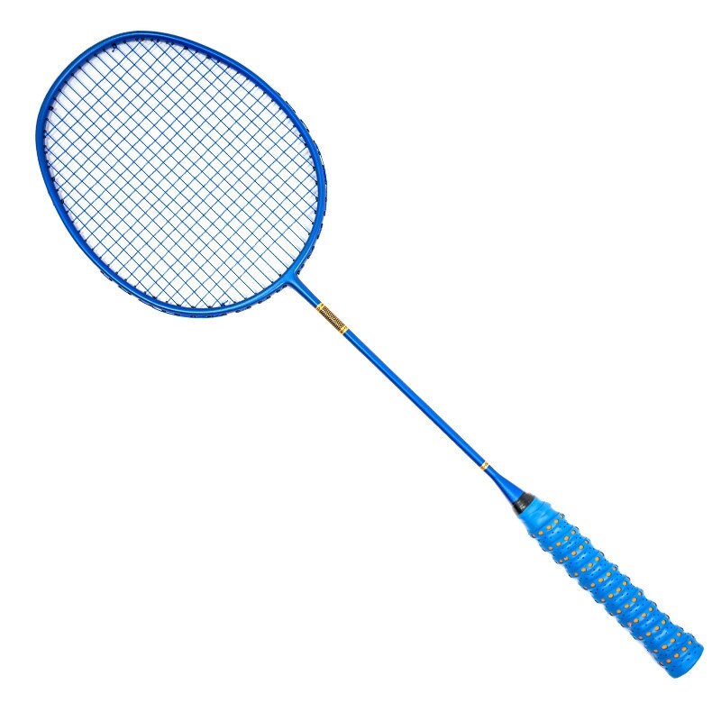 100% Full Carbon Fiber Ultralight 8U 60g Badminton Rackets With Bags Strings 22-30LBS G5 Racquet Sports For Adult: Blue