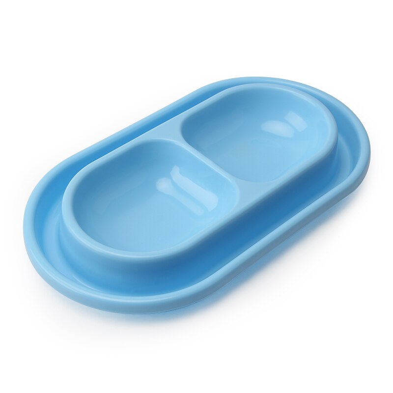 Double bol en plastique pour animaux de compagnie, fournitures d'alimentation pour chat, bol de nourriture pour chien, anti-fourmis, plat d'eau