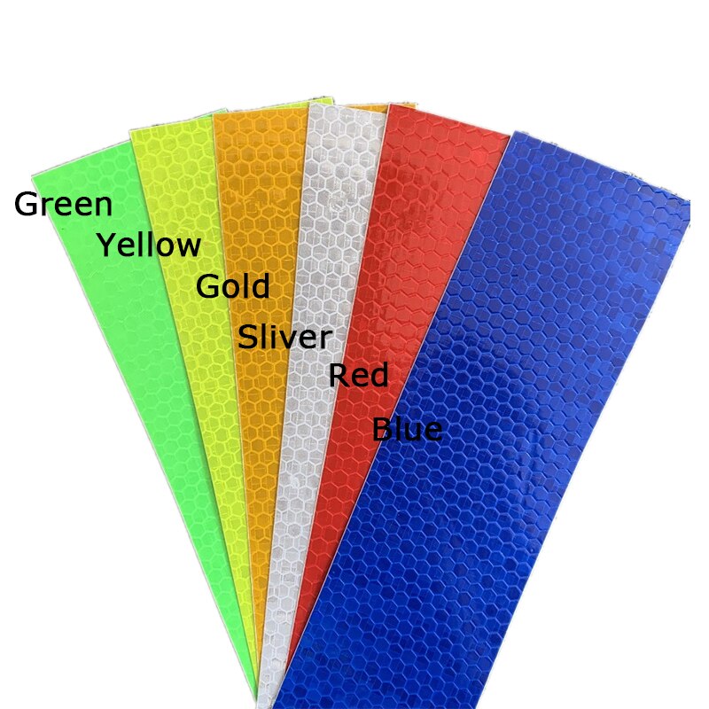 Bande réfléchissante autocollante fluorescente, 5cm x 3m, vtt, cyclisme, bande réfléchissante, accessoires de cyclisme