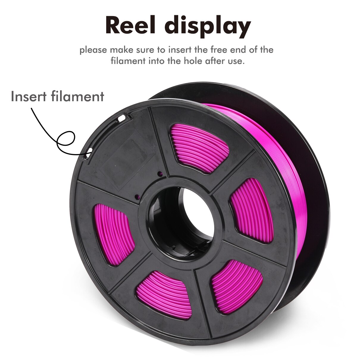 SUNLU 3D Filament PLA + 1.75mm For 3D Printer Plastic PLA PLUS 3D Printing Material Good Toughness: PLA PLUS Purple