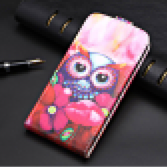 Archiwalne zwykłe etui z klapką do Huawei Honor 9X fIinger Cover Honor9X wzorzyste kwiatowe etui Huawei Honor 9X 9 X torba na telefon: owl