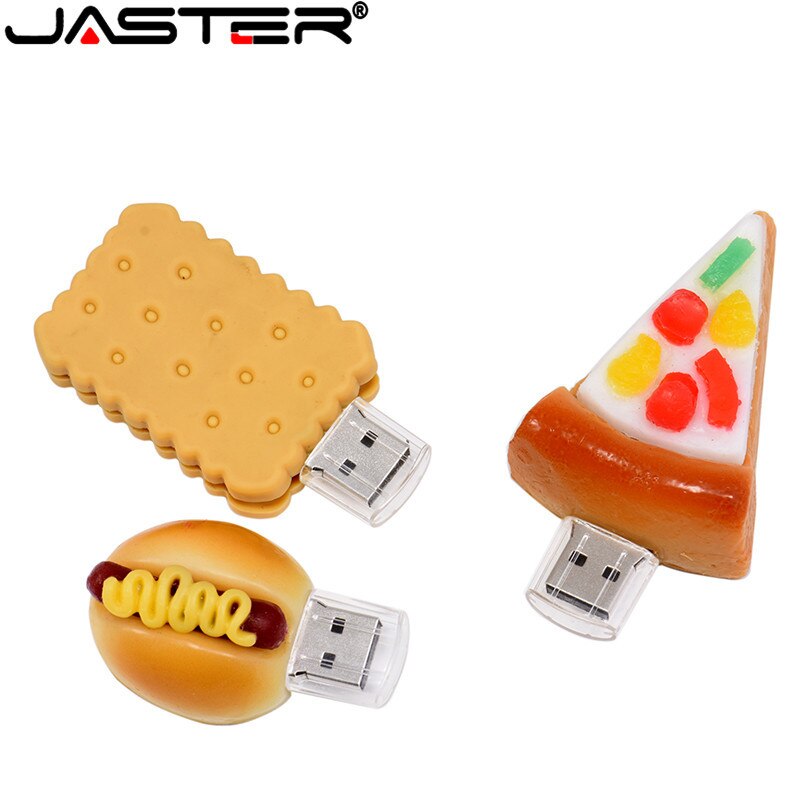 JASTER Pen drive, 4GB 8GB 16GB 32GB 64GB usb francuski, Pizza,Sushi, kształt pamięć USB USB2.0 dysk Flash pendrive kciuk
