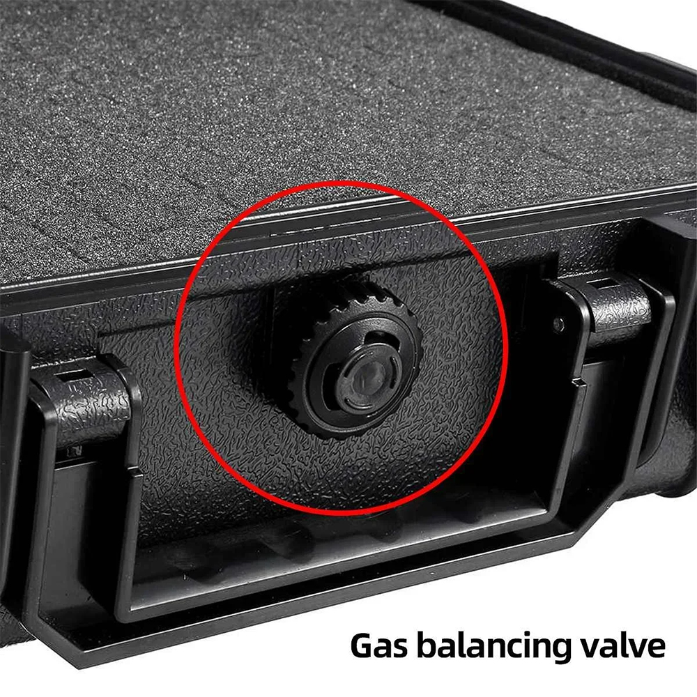 Wasserdichte Hartschalenbox, Sicherheits-Aufbewahrungsbox, tragbarer Werkzeug-Organizer, Werkzeugkasten, Ausrüstungskoffer mit Schwamm, Koffer, Werkzeugset-Koffer