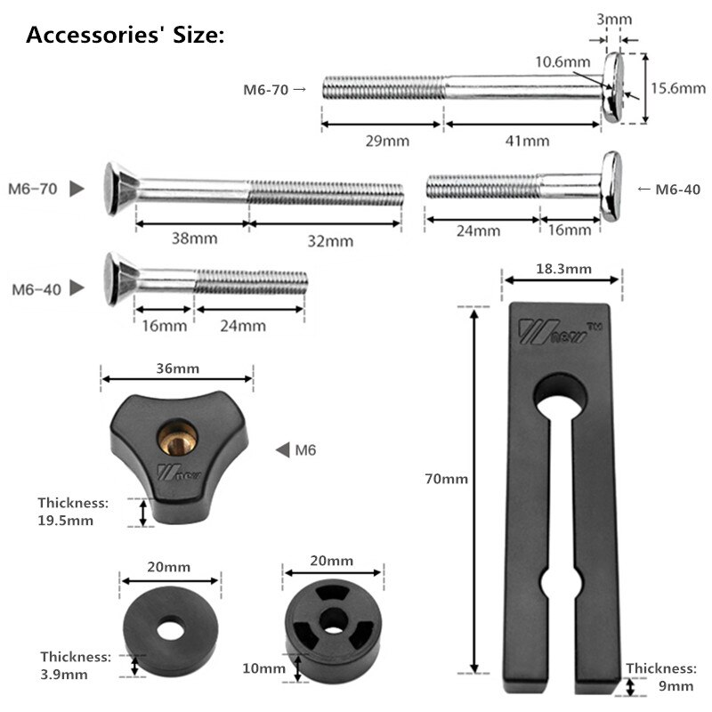 2PCS/Set Long Feather Loc Board Featherboards Engraving Machine Band Router Table Saw Miter Gauge Slot DIY Woodworking Tools Kit