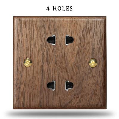 rote veggbryter, årgang vippebryter til veggplate 220v trepanel 1/2/3/4 gjeng .2 veis 10a rote skrue bryter, retro stil lysbryter: 4 skrog