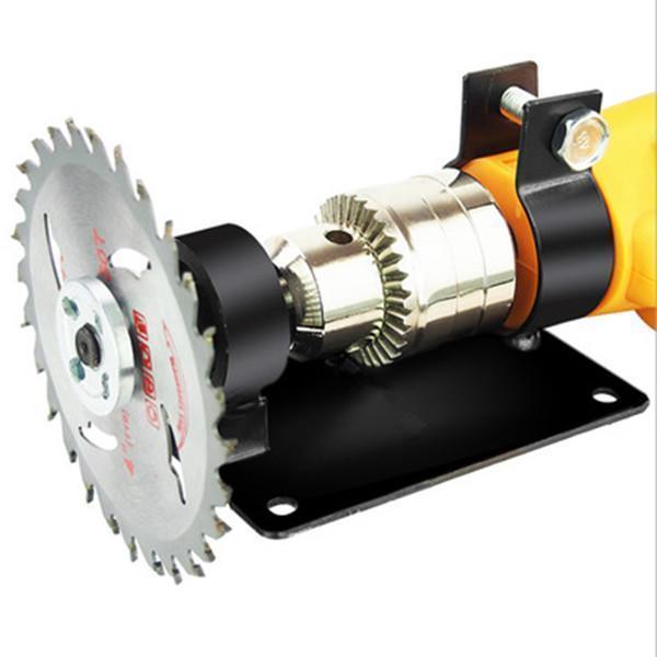 Elektrische Boor Snijden Base 13Mm Elektrische Boor Snijden Houder Polijsten Slijpen Beugel Zetel Stand Machine Base Cutter Seat Co
