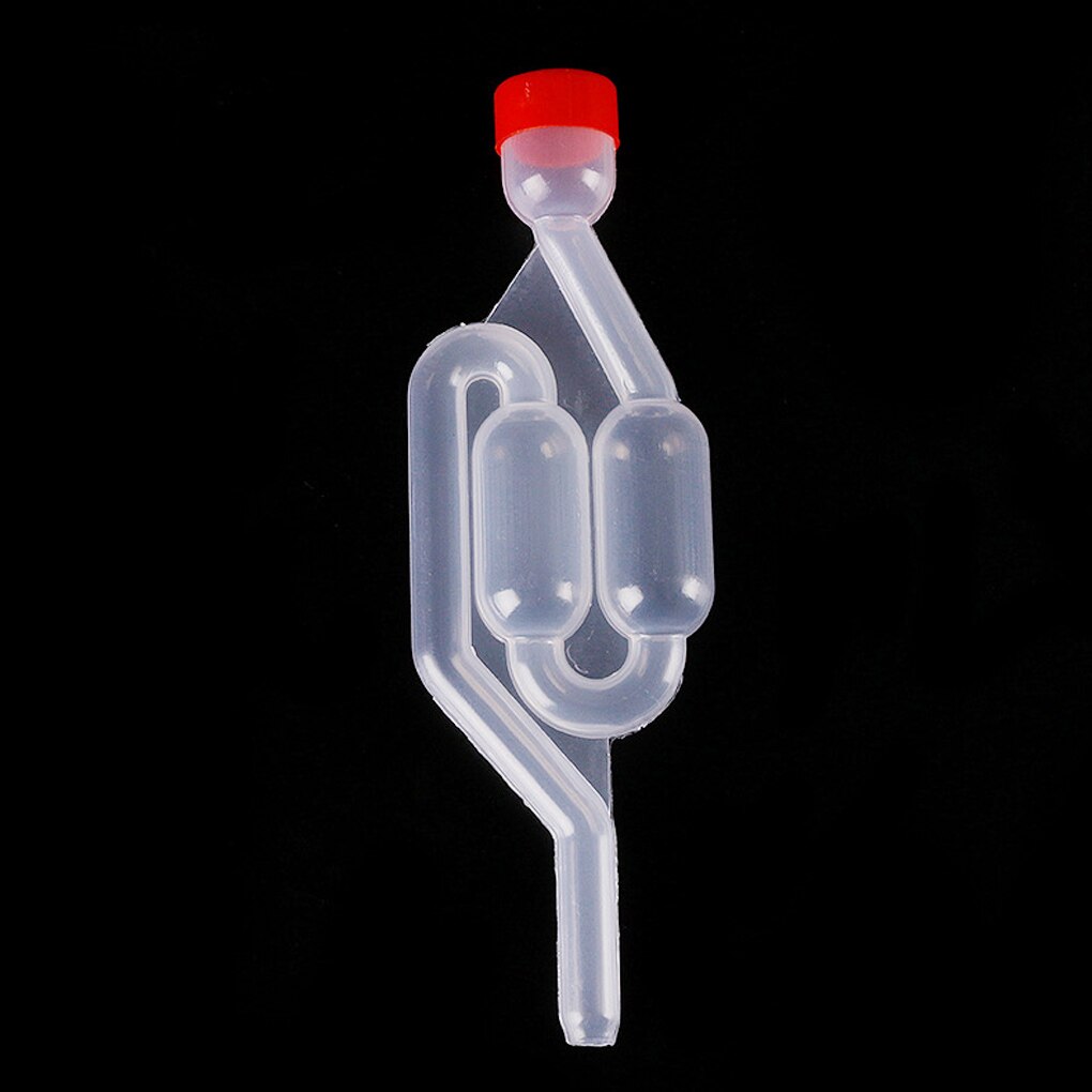 Airlock Air Water Wine Fermentation Homebrew Sealed Exhaust Airlock Valve Plastic Tool Winemaking Bubble Grommet Beer Brewing