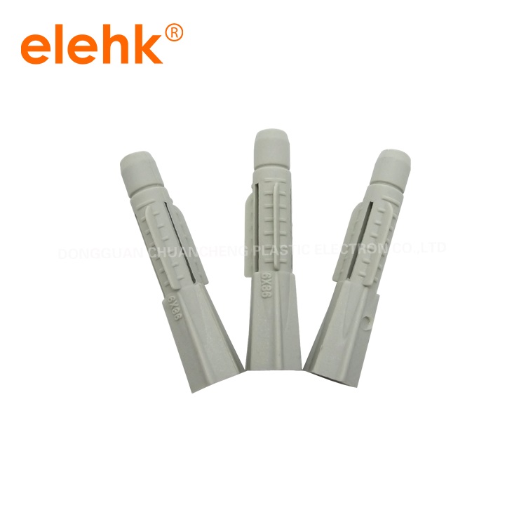 Plastic Anchor Wall Plug 6x36mm 100PCS For Hollow Wall Nylon Expansion Anchor