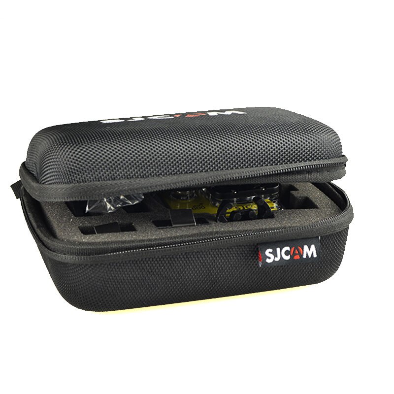 Originele 2 STUKS Batterij 900mAh Oplaadbare Li-Ion Batterij + Dual Charger + SJCAM Medium Size Opbergdoos Voor SJ4000 SJ5000 Serie