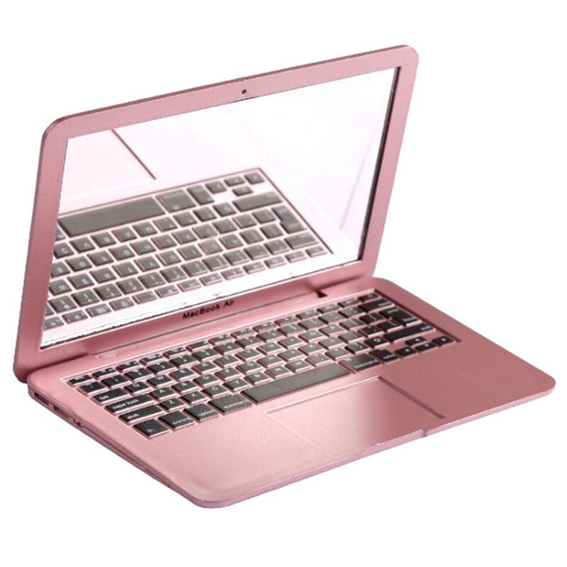 1:12 Meisje Mini Pocket Laptop Vorm Make Clear Spiegel Baby Spiegels Speelgoed