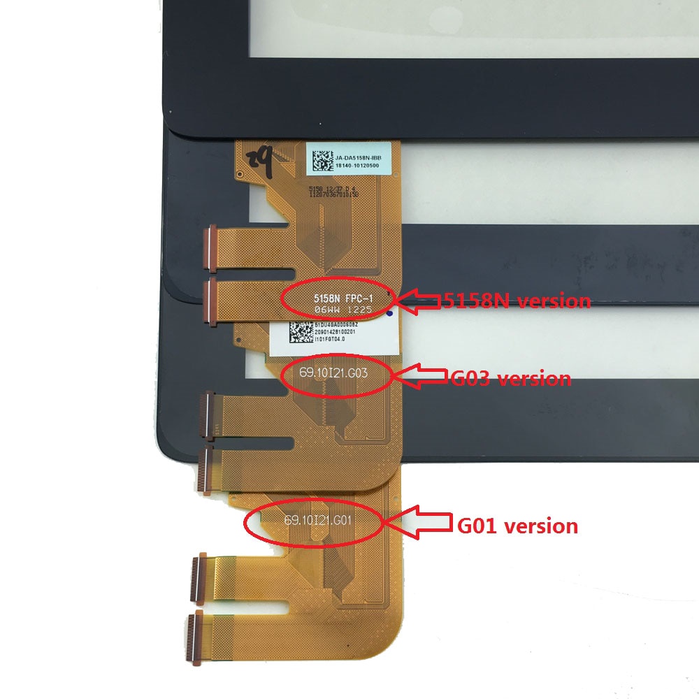 Panel táctil para Asus Transformer Pad TF300T TF300 TF300TG TF300TL, repuesto de pantalla frontal exterior, cristal del Sensor digitalizador, 10,1&quot;
