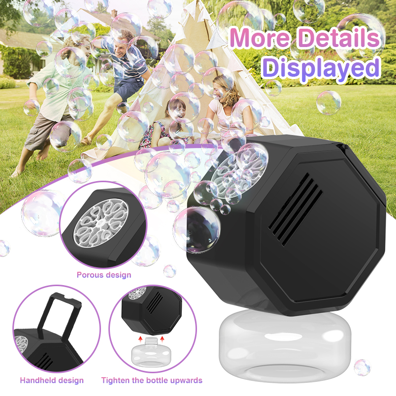 Bubble machine floor standing bubble machine toy outdoor wedding prop game children's toy without battery bubble water