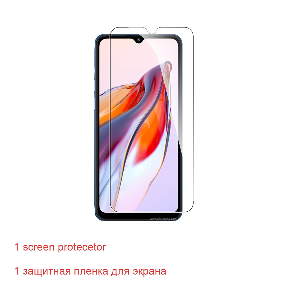 Xiaomi redmi 12c hoesje, schokbestendige transparante cover, redmi 12c 12 c c12 redmi 12c 4g gehard glazen cameralensfolie, siliconen fundas: Blauw