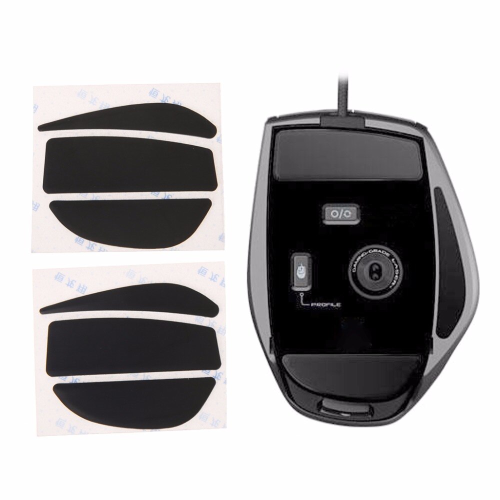 Pies de ratón de repuesto para Logitech G9 G9X, ratón Gaming para portátil de ordenador, pies de ratón, C26, 2 juegos, 0,6mm de grosor